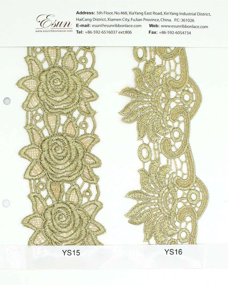 Gold Venice Lace 15-22