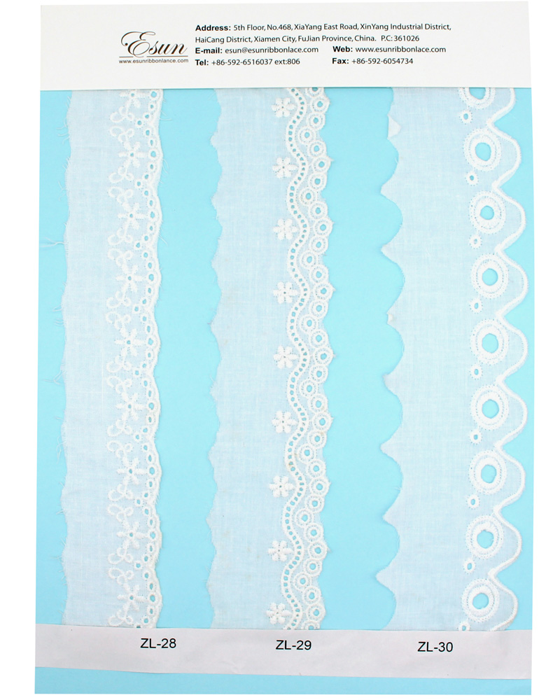 Cotton Eyelet Lace 28-36